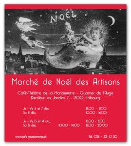 Flyer du Marché de Noël des Artisans Créateurs 2007